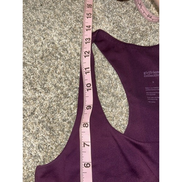 Girlfriend Collective Plum Compression High Rise Legging + Sports Bra Set XS - Picture 6 of 10